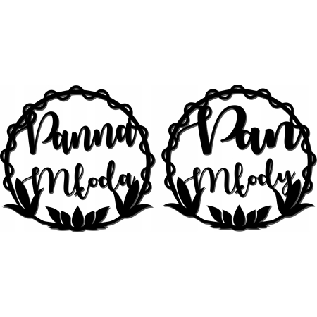 WESELNE PREZENT PAN MŁODY PANNA MŁODA MĄŻ ŻONA