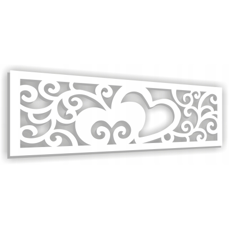 AŻUROWY OBRAZ PANEL ŚCIENNY SERCA MIŁOŚĆ