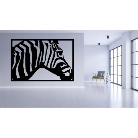 AŻUROWY OBRAZ ŚCIENNY ZEBRA
