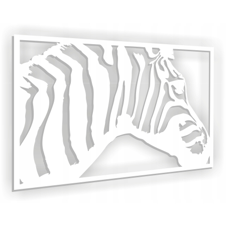 AŻUROWY OBRAZ ŚCIENNY ZEBRA