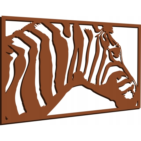 AŻUROWY OBRAZ ŚCIENNY ZEBRA