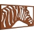 AŻUROWY OBRAZ ŚCIENNY ZEBRA