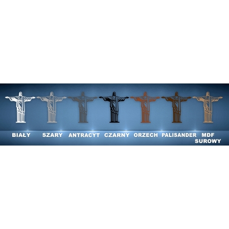 AŻUROWY OBRAZ ŚCIENNY RELIGIJNY JEZUS Z RIO