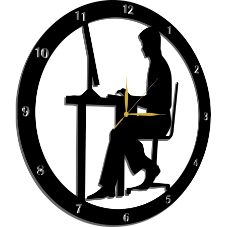 ZEGAR INFORMATYKA GRAFIKA PROGRAMISTY GRACZA