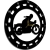 ZEGAR DLA MOTOCYKLISTY MOTOCYKL MOTOR