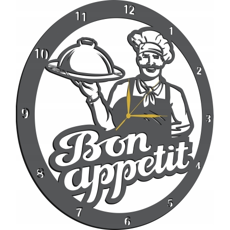 ZEGAR DLA KUCHARZA GASTRONOMIA DO KUCHNI RESTAURACJI