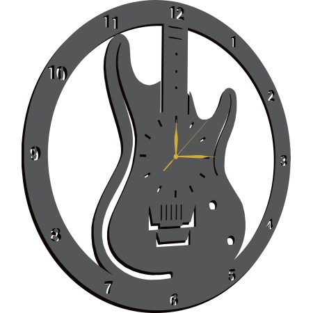 ZEGAR DLA GITARZYSTY MUZYKA