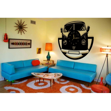 ZEGAR RETRO SAMOCHÓD VOLKSWAGEN OGÓREK