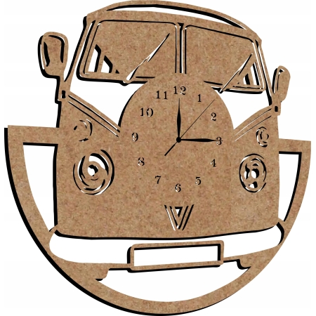 ZEGAR RETRO SAMOCHÓD VOLKSWAGEN OGÓREK