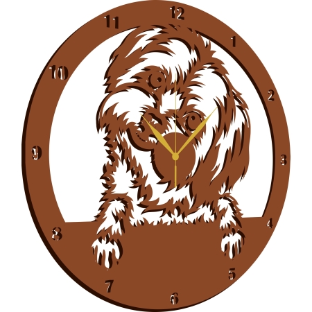 ZEGAR PIES SHIH TZU SZITSU SHITZU MALTAŃCZYK