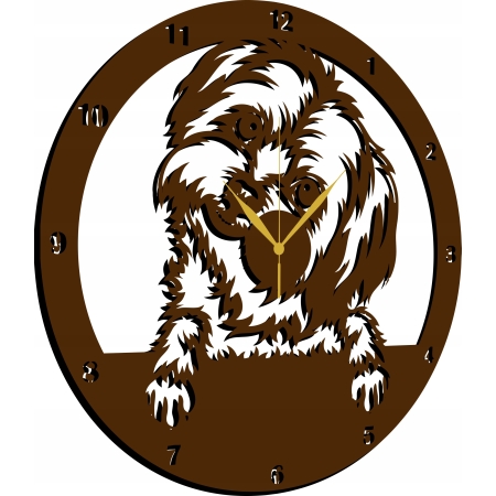 ZEGAR PIES SHIH TZU SZITSU SHITZU MALTAŃCZYK