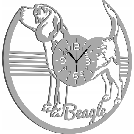 ZEGAR PIES BEAGLE BEAGIEL BIGIEL RASY PSÓW