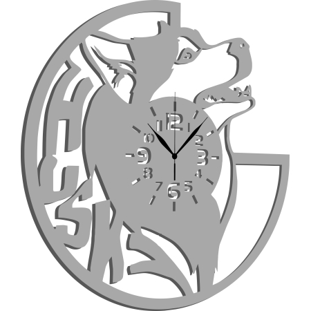 ZEGAR PIES HUSKY HASKI