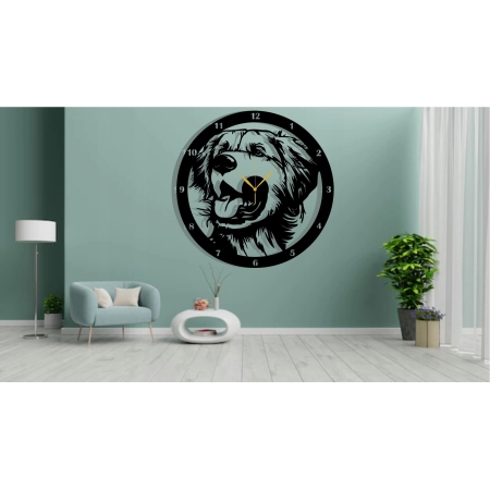 ZEGAR PIES GOLDEN RETRIEVER