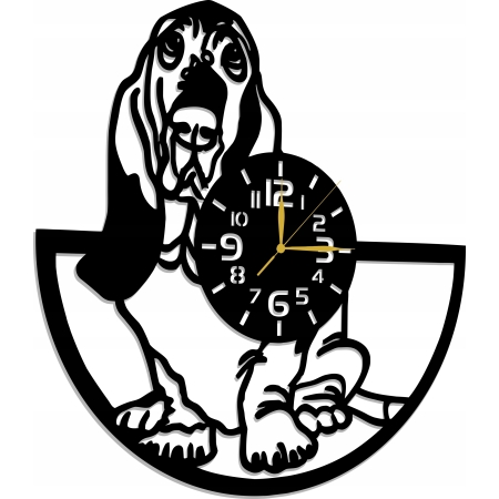 ZEGAR BASSET HOUND PIES GOŃCZY
