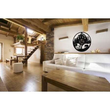 ZEGAR LAS GÓRY DLA MIŁOŚNIKA GÓR MYŚLIWEGO LEŚNICZEGO PREZENT