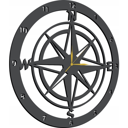 ZEGAR DLA PODRÓŻNIKA NSWE KIERUNKI ŚWIATA KOMPAS PREZENT