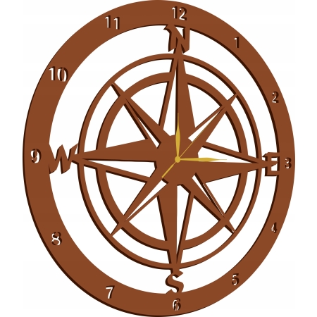 ZEGAR DLA PODRÓŻNIKA NSWE KIERUNKI ŚWIATA KOMPAS PREZENT