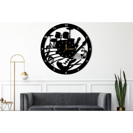 ZEGAR DO SZKOŁY MUZYCZNEJ DLA PERKUSISTY GITARZYSTY PREZENT