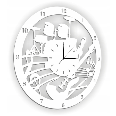 ZEGAR DO SZKOŁY MUZYCZNEJ DLA PERKUSISTY GITARZYSTY PREZENT