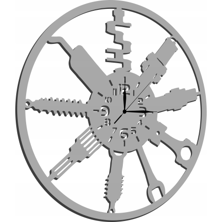 ZEGAR DLA MECHANIKA DO WARSZTATU GARAŻU DLA FANA MOTORYZACJI PREZENT