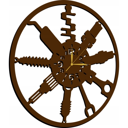 ZEGAR DLA MECHANIKA DO WARSZTATU GARAŻU DLA FANA MOTORYZACJI PREZENT