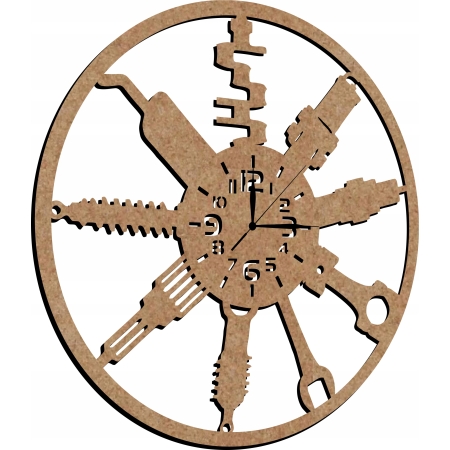 ZEGAR DLA MECHANIKA DO WARSZTATU GARAŻU DLA FANA MOTORYZACJI PREZENT