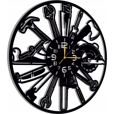 ZEGAR DLA STOLARZA CIEŚLI BUDOWLAŃCA PREZENT