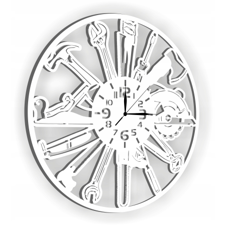 ZEGAR DLA STOLARZA CIEŚLI BUDOWLAŃCA PREZENT