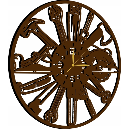 ZEGAR DLA STOLARZA CIEŚLI BUDOWLAŃCA PREZENT