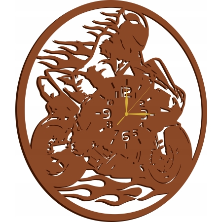 ZEGAR DLA MOTOCYKLISTY FANA MOTORÓW ZE ŚCIGACZEM MOTOCYKLEM PREZENT