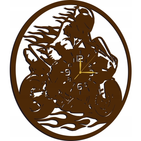 ZEGAR DLA MOTOCYKLISTY FANA MOTORÓW ZE ŚCIGACZEM MOTOCYKLEM PREZENT