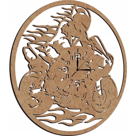 ZEGAR DLA MOTOCYKLISTY FANA MOTORÓW ZE ŚCIGACZEM MOTOCYKLEM PREZENT