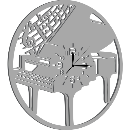 ZEGAR DLA PIANISTY MUZYKA DO SALI SZKOŁY MUZYCZNEJ Z FORTEPIANEM PREZENT
