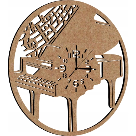 ZEGAR DLA PIANISTY MUZYKA DO SALI SZKOŁY MUZYCZNEJ Z FORTEPIANEM PREZENT