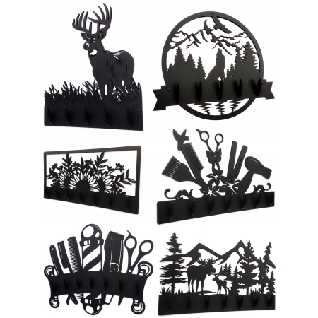 Wieszak ścienny prezent dla spawacza blacharza na ubrania duży czarny