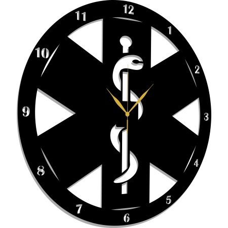 ZEGAR ŚCIENNY DLA LEKARZA PIELĘGNIARKI RATOWNIKA FARMACEUTY PREZENT