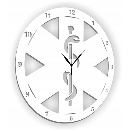 ZEGAR ŚCIENNY DLA LEKARZA PIELĘGNIARKI RATOWNIKA FARMACEUTY PREZENT