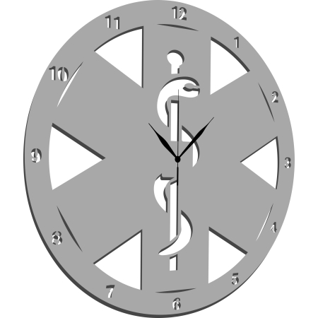 ZEGAR ŚCIENNY DLA LEKARZA PIELĘGNIARKI RATOWNIKA FARMACEUTY PREZENT