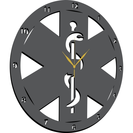 ZEGAR ŚCIENNY DLA LEKARZA PIELĘGNIARKI RATOWNIKA FARMACEUTY PREZENT