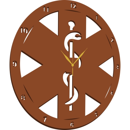 ZEGAR ŚCIENNY DLA LEKARZA PIELĘGNIARKI RATOWNIKA FARMACEUTY PREZENT