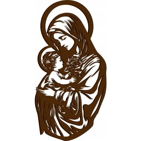 Obraz ścienny dekoracja MATKA BOSKA Z JEZUSEM z dzieciątkiem