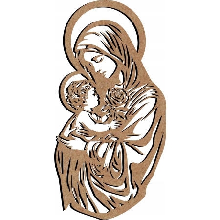 Obraz ścienny dekoracja MATKA BOSKA Z JEZUSEM z dzieciątkiem