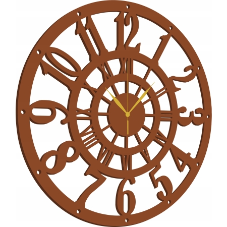 ZEGAR ŚCIENNY ZEGAR NA ŚCIANĘ DUŻY ZEGAR AŻUROWY KLASYCZNY DUŻE CYFRY