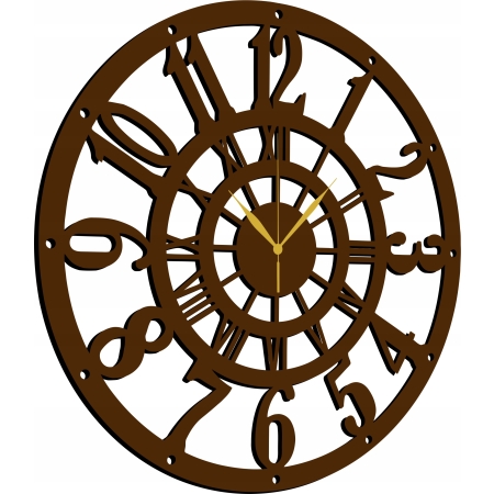 ZEGAR ŚCIENNY ZEGAR NA ŚCIANĘ DUŻY ZEGAR AŻUROWY KLASYCZNY DUŻE CYFRY