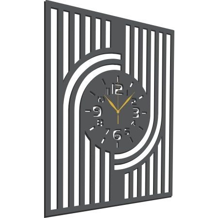 DUŻY NOWOCZESNY ZEGAR ŚCIENNY DO SALONU DO KUCHNI LOFT MINIMALIZM