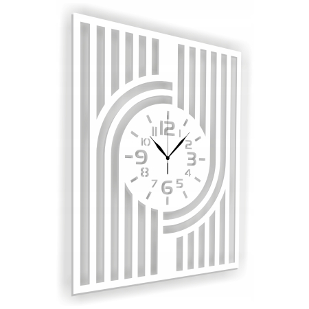 DUŻY NOWOCZESNY ZEGAR ŚCIENNY DO SALONU DO KUCHNI LOFT MINIMALIZM