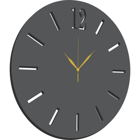 ZEGAR ŚCIENNY NOWOCZESNY DO SALONU DO KUCHNI LOFT BOHO minimalistyczny