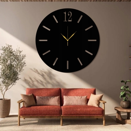 ZEGAR ŚCIENNY NOWOCZESNY DO SALONU DO KUCHNI LOFT BOHO minimalistyczny