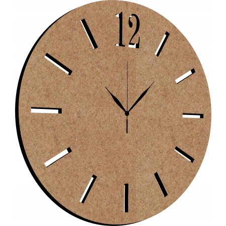 ZEGAR ŚCIENNY NOWOCZESNY DO SALONU DO KUCHNI LOFT BOHO minimalistyczny